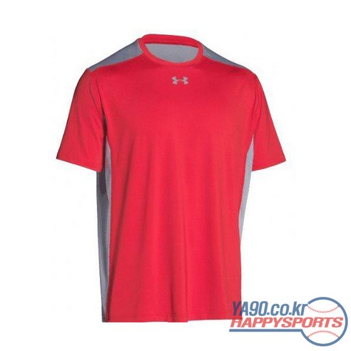 [특가][언더아머] UA TEAM 레이드 컬러블럭 하계용 반팔 티셔츠 903 (레드 601)