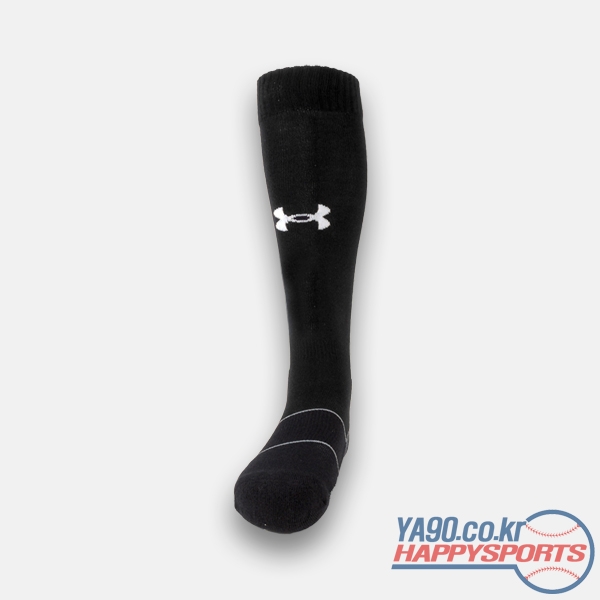 [언더아머] 야구 양말 1270244 (블랙 001)