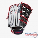 [윌슨] A2000 13.5인치 소프트볼 외야 글러브 WTA20RS20135SS (블랙/그레이/레드)