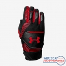 [언더아머] UA 클린업 21 배팅장갑 1365461 (블랙/레드 002)