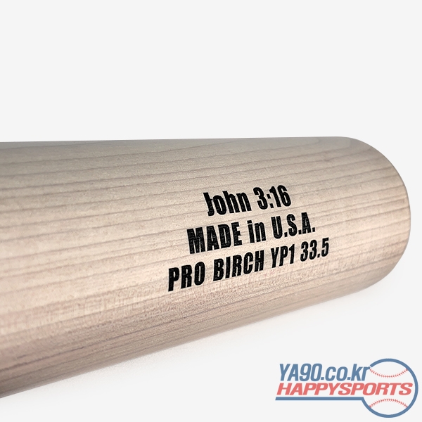 [Trinity] 트리니티 야시엘 푸이그 KBO &middot; KBSA 공인 나무배트 YP1 (화이트/블랙)