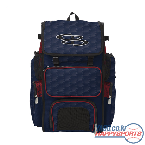 [Boombah] 붐바 슈퍼팩 배트가방 백팩 3DHC FD9021-3011 N/RD (네이비/레드)