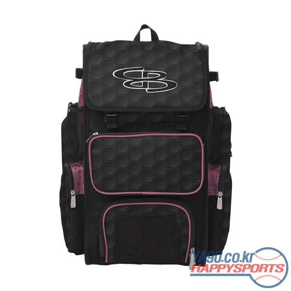 [Boombah] 붐바 슈퍼팩 배트가방 백팩 3DHC FD9021-3011 B/PK (블랙/핑크)