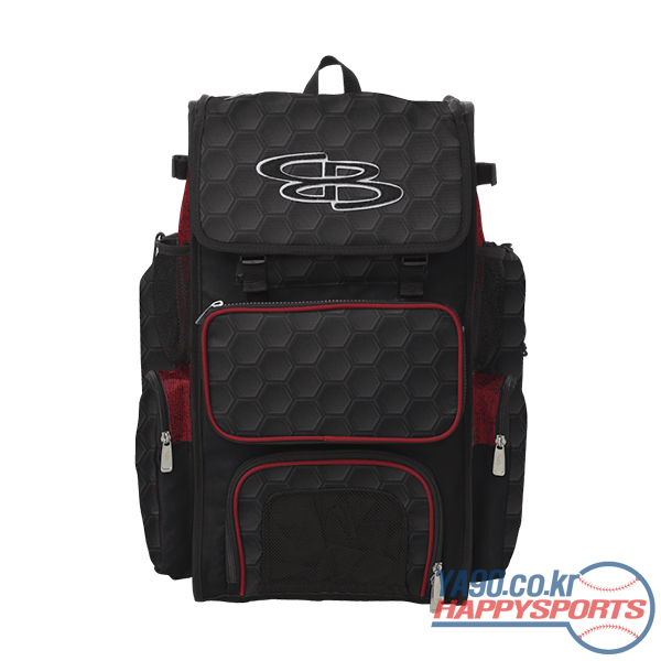 [Boombah] 붐바 슈퍼팩 배트가방 백팩 3DHC FD9021-3011 B/RD (블랙/레드)