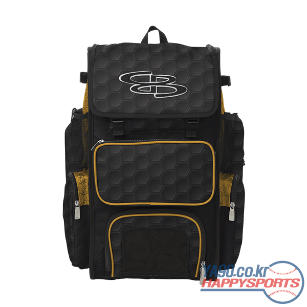 [Boombah] 붐바 슈퍼팩 배트가방 백팩 3DHC FD9021-3011 B/GD (블랙/골드)