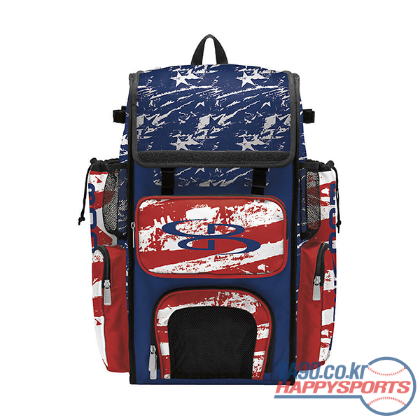 [Boombah] 붐바 슈퍼팩 USA DUTY 배트가방 FD9030-3039 RD/RB/W (레드/블루/화이트)