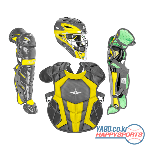 [올스타] S7 AXIS 투톤 포수장비 세트 14.5인치 CKCC912S7XTT-GPH/GO (그레이/골드)