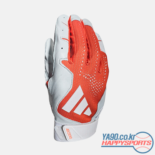 [아디다스] 아디제로 5 배팅장갑 MBA AB0409 (오렌지/화이트) 한화이글스 배색