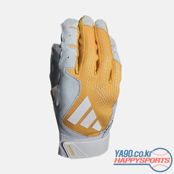 [아디다스] 아디제로 5 배팅장갑 MBA AB0409 (골드/화이트)