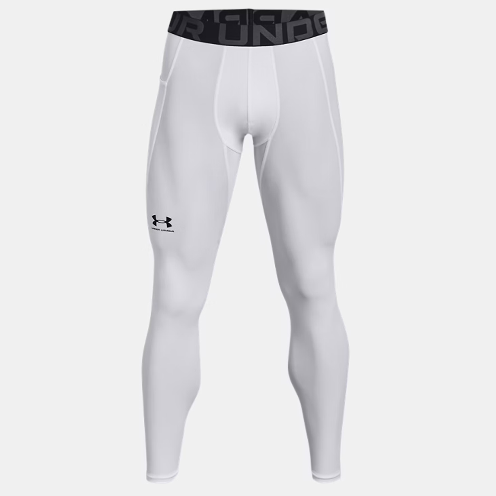 [언더아머] UA HeatGear 남성용 레깅스 1361586 (화이트 100)