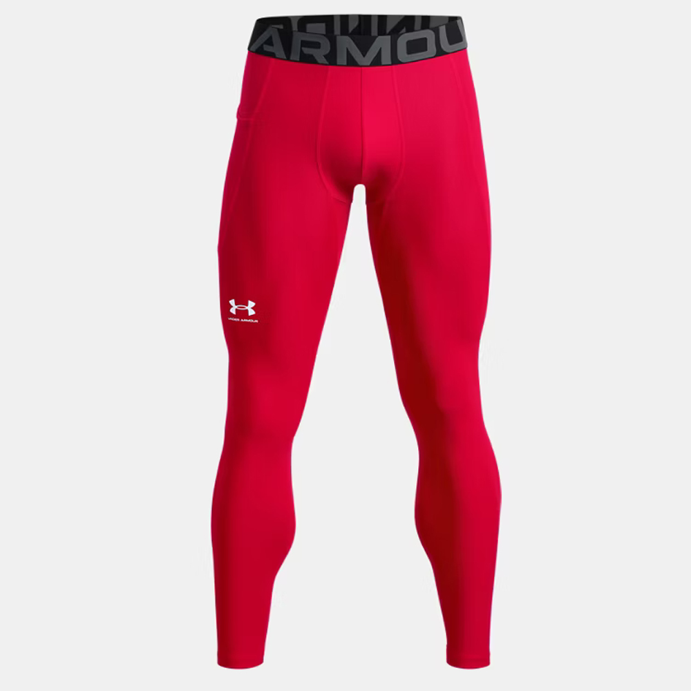 [언더아머] UA HeatGear 남성용 레깅스 1361586 (레드 600)