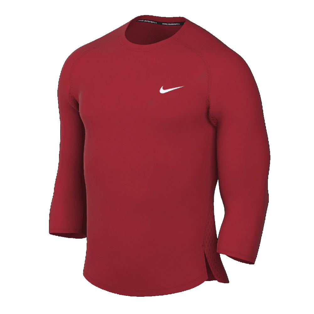 [나이키] 드라이핏 남성 팀 슬리브 탑 7부 티셔츠 DO9173-657 (스칼렛레드)