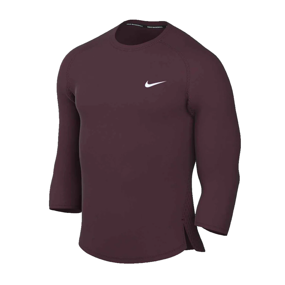 [나이키] 드라이핏 남성 팀 슬리브 탑 7부 티셔츠 DO9173-669 (다크마룬)