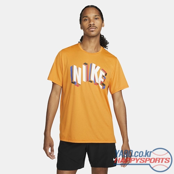 [나이키] 프로 드라이핏 하이퍼 드라이 그래픽 트레이닝 탑 반팔 티셔츠 DM6666-834 (오렌지)