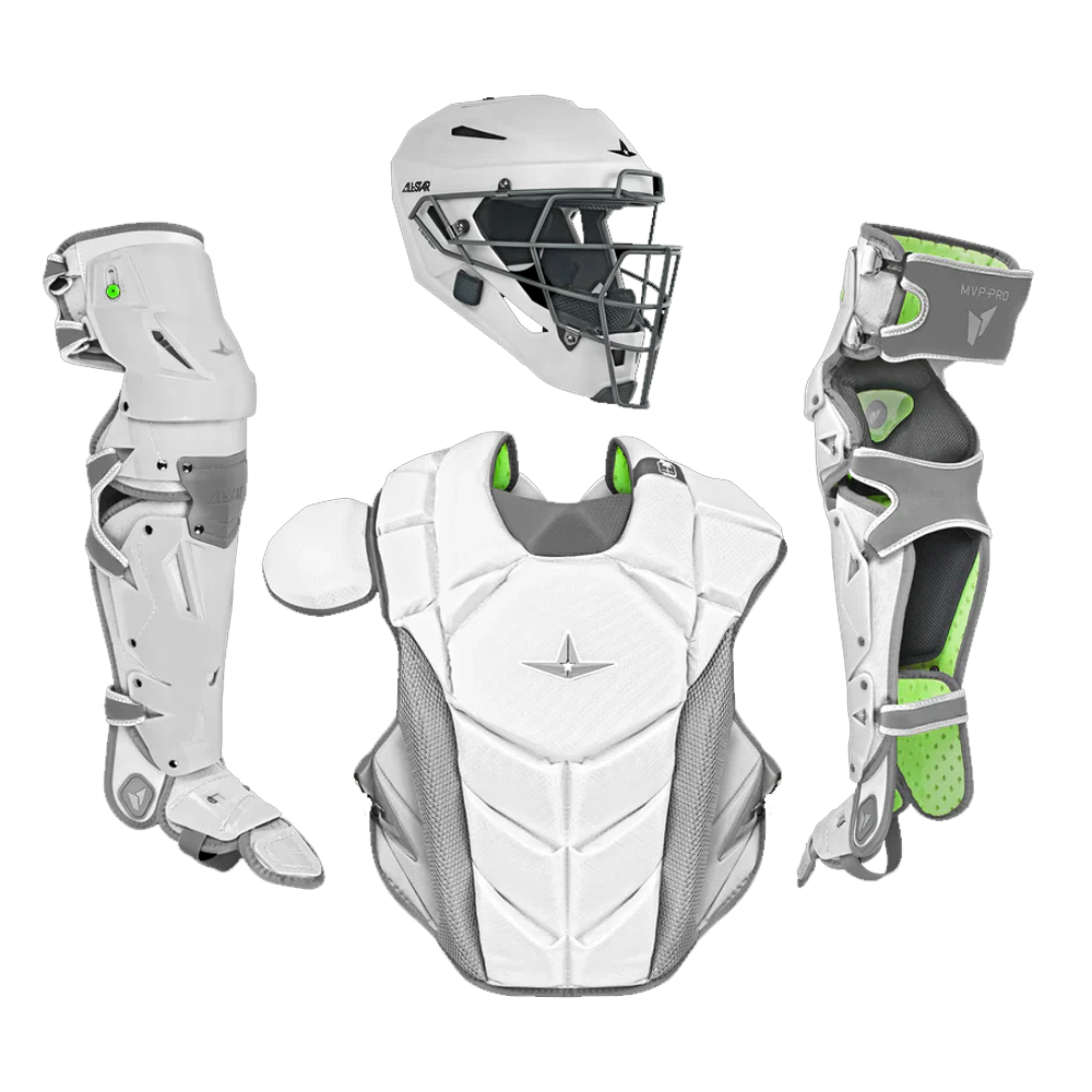[올스타] MVP PRO 포수장비 세트 CKCC-5-LGE-WH/GPH (화이트/그레이)
