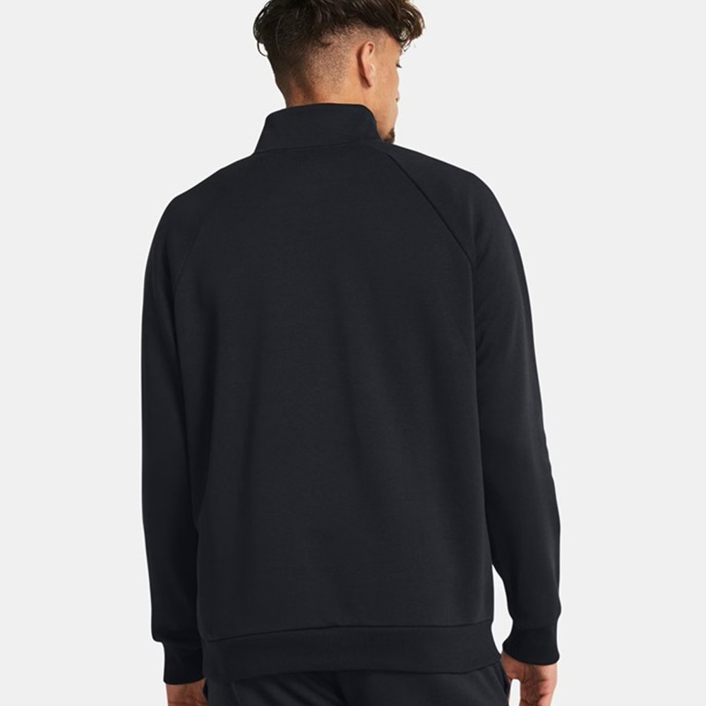 언더아머 UA 라이벌 플리스 반집업 맨투맨 1386016 001 블랙