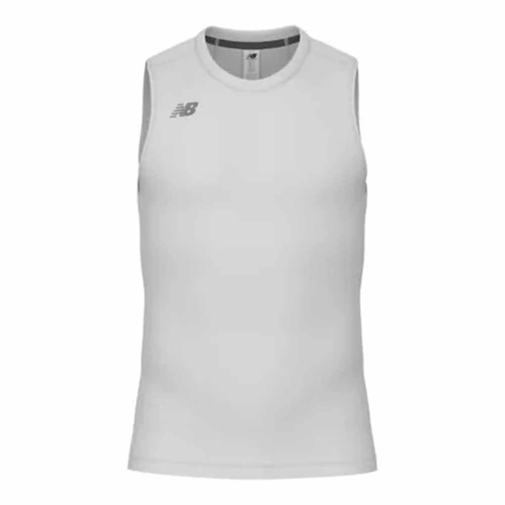 뉴발란스 페이스 민소매 탑 슬리브리스 TMMT767 WT 화이트 블랙