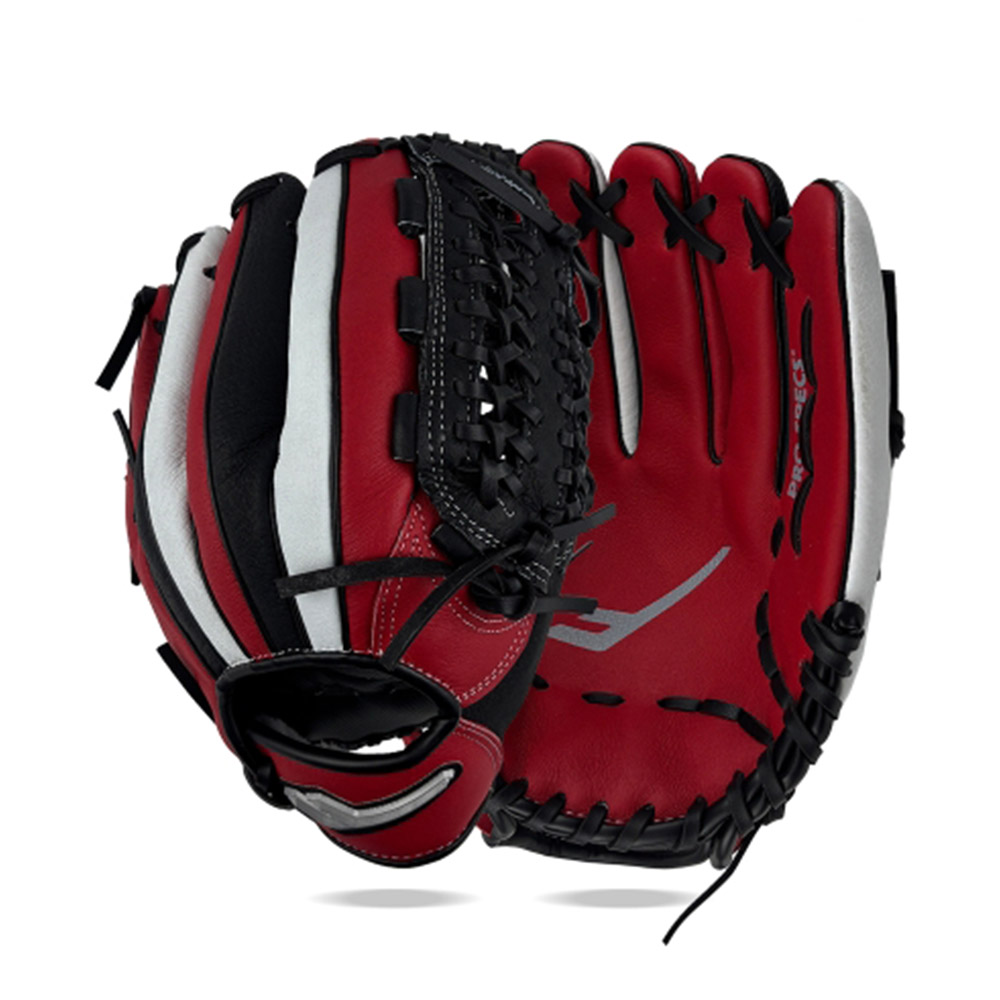 프로스펙스 엔트리 투수 올라운드 글러브 12인치 블랙/레드 OBRW 초보입문용